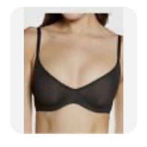 Skims Jelly Sheer Translucent Underwire Bra Size 36DD